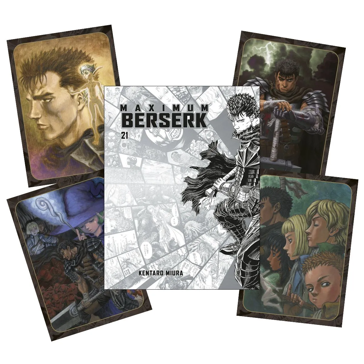 BERSERK MAXIMUM 21 (PORTADA ALTERNATIVA + 4 POSTALES) - Image 2