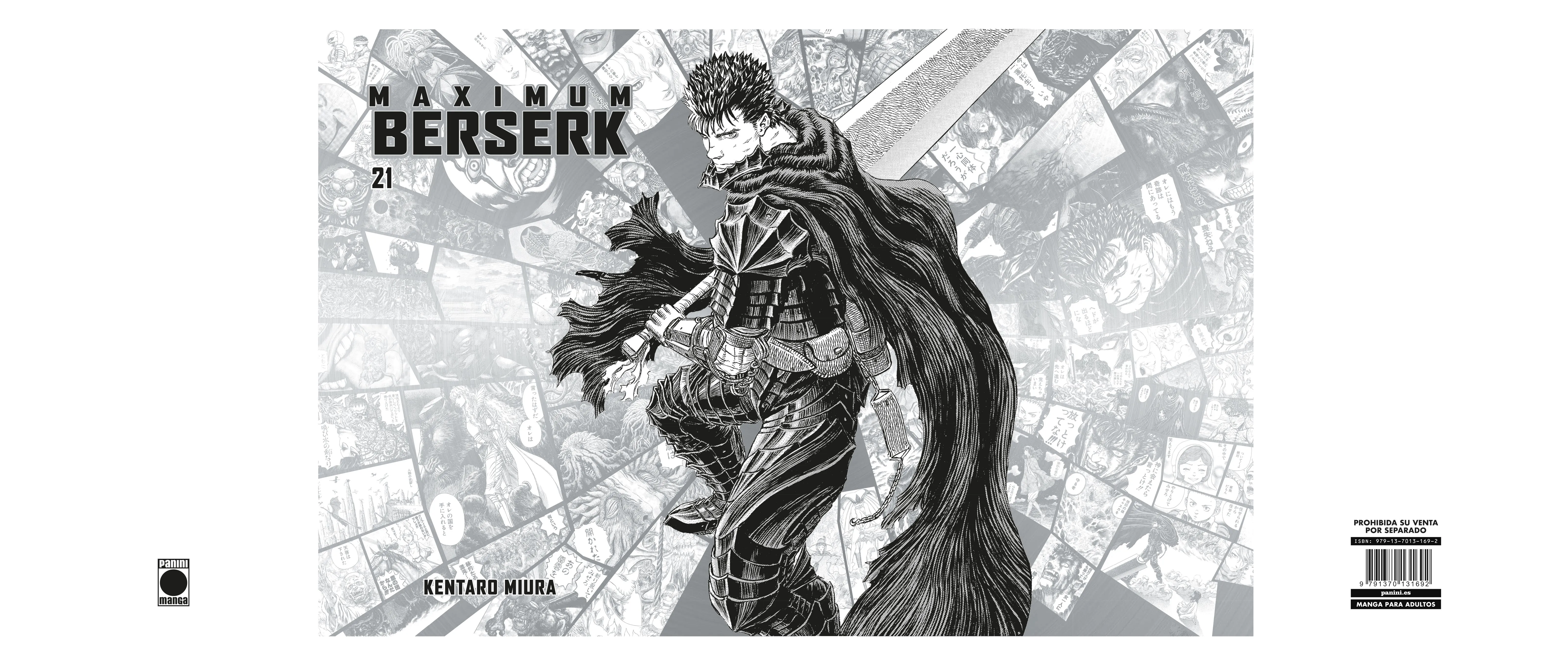 BERSERK MAXIMUM 21 (PORTADA ALTERNATIVA + 4 POSTALES) - Image 3