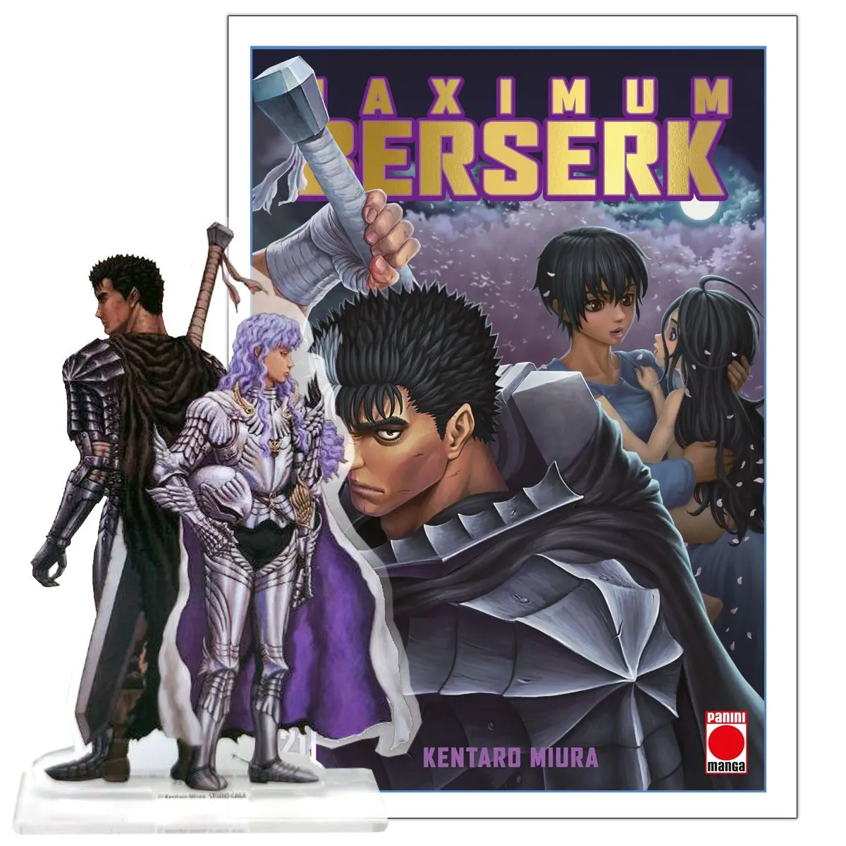 BERSERK MAXIMUM 21 (PORTADA DORADA + FIGURA) - Image 2